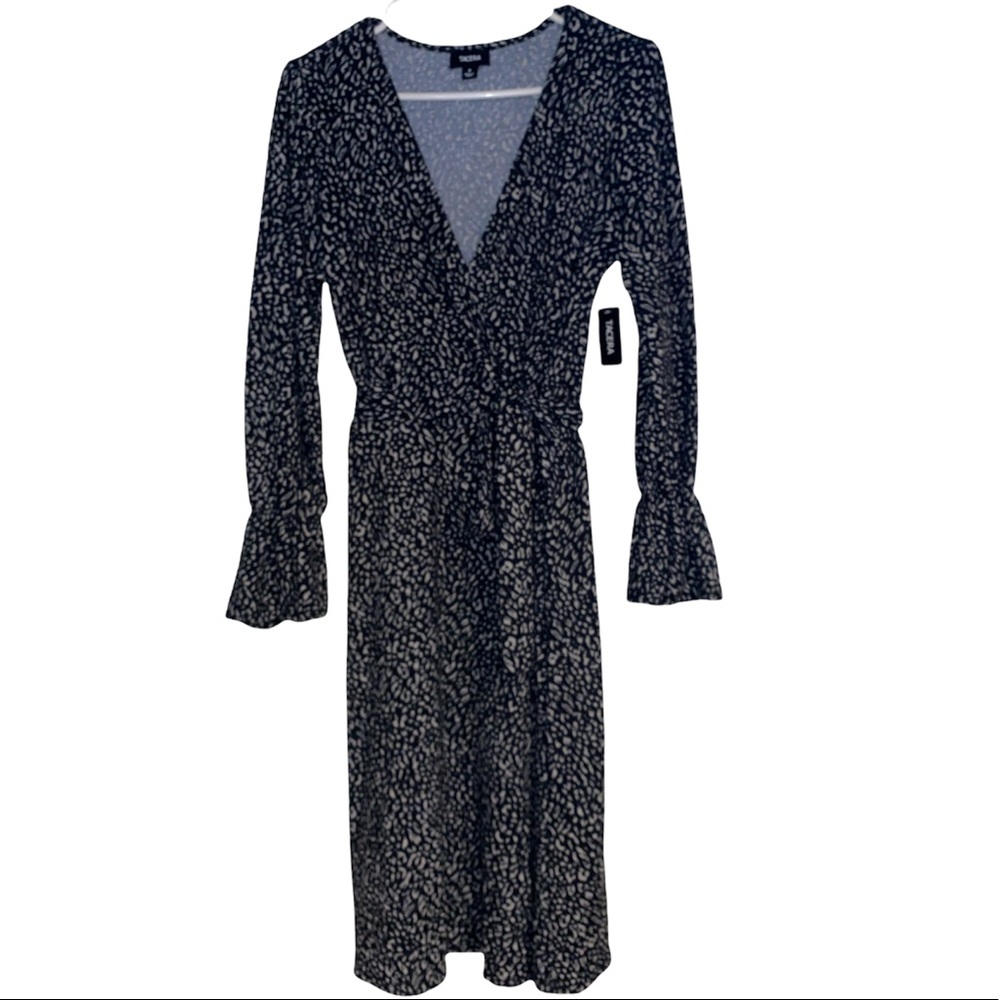 Tacera Hacci Animal Print Dress - Size Small
